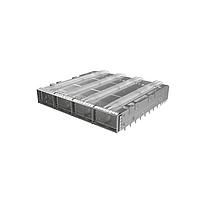 Amphenol Commercial Products UE62C462102021 ຕູ້ຕໍ່ຕ່າງ QSFP 1x4 OSFP ມີທ້ອງແສງຄູ່ຕໍ່ພອດ, ຮ່ອງລະບາກໃຫຍ່