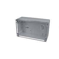 Bud Industries PN-1334-C ກະບອງຄຸ້ມຄອງໄຟຟ້າ IP65 NEMA 4X ມີຝາປິດແຈ້ງ (7.9 X 4.7 X 3 ນິ້ວ)