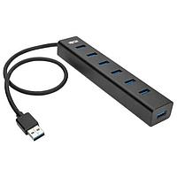 Tripp Lite U360-007-AL USB 3.0 7PT USB3.0 SSP HUB, ອາລູມິນຽມ