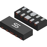 Taiwan Semiconductor TESDH3V3B02P4Q2 RIG ດາຍໂດດປ້ອງກັນ ESD / ດາຍໂດດ TVS 3.3V, 33W, 0.21pF, ດາຍໂດດປ້ອງກັນ ESD ແລະ ອາເຣຍ