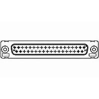 AMP Connectors - TE Connectivity 1484949-1 ຕູ້ຕໍ່ຕໍ່ D-Sub MIL Spec RPT ASSY AMPLMT 37P SZ4 SER109