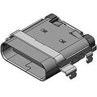 JAE Electronics DX07B024XJ1R1300 ຕົວເຊື່ອມ USB Type C HYBRID SMT/THRU-HOLE MID MNT - USB TYPE