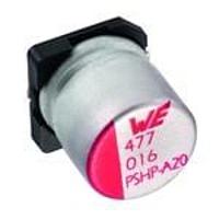 Wurth Elektronik 875115655011 ອາລູມິນຽມ ໂປລິເມີ ຄາປາຊິເຕີ WCAP-PSHP 35V 22uF 20% ESR=35mOhms
