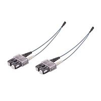 HARTING 33012410090006 ການປະກອບສາຍເສັ້ນແອບຕິກ SC ສາຍເສັ້ນແອບຕິກ Fiber Optic Jumper, 2xSC Duplex, MM 50/125um, 9.0m