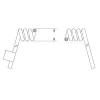 Volex 6485 ສາຍພະລັງ AC ຍືດກັບໄດ້ 16AWG SJOW 4FT (1.2M) ສີດຳ