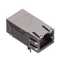 Abracon ARJ-139 ມັກເນຕິກ ຈໍກ RJ45 10/100 Base-TX 1x1 ມຸມຂວາ POE++ ຜ່ານຮູ