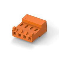 AMP Connectors - TE Connectivity 3-644284-4 ຮູງຮັບ Receptacle 04P MTA156 ASY 18AWG ORA LF