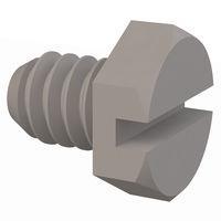 Essentra Components 011024X025 Hex Slotted Hex Slotted Screw, #10-24 Thread, 1/4 Lg