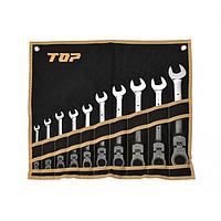 TOP Kogyo FRC-10000S Swing Ratchet Combination Wrench Set (10 pcs/set)