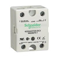 Schneider Electric Relays 6225AXXTZS-DC3 ຣີເລຍ Solid State 6000 SSR Triac, SPST-NO, 25 A
