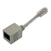 Lantronix ADP010104-01 ເຄື່ອງຕໍ່ Adapter Cable: 4" rolled ser adapter, 0.1m