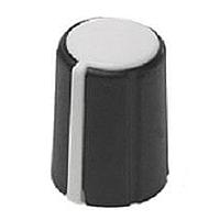 Davies Molding 1226-K ປຸ່ມກວດຄວບຄຸມ Cylindrical Knob S/T 1/4" Flat ເຖິງ 5/32