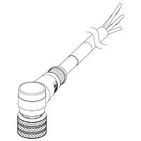 Molex 1200650961 ເສັ້ນສາຍອ່ານສະເຫຼີມ / ເສັ້ນສາຍກະທົບ MIC 8P FP 4M PUR DC