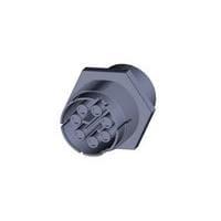 AMP Connectors - TE Connectivity 293687-3 ຕໍ່ຕໍ່ໄຟ NECTOR M SKT HSG PANEL MOUNT 5P CODE C