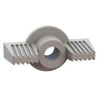 Essentra Components 0625020DLWN ກຸມປຸ່ມ Wing Nut Deco Wing Nut, 1/4-20 Thread, 17/32 Height