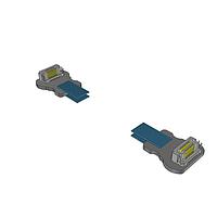 Samtec HLCD-10-40.00-TR-TR-1 ເຄັບເຊີຮີມາຟໂຣດິຕິກ ຄວາມໄວສູງ Hermaphroditic Cable