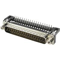 HARTING 09654237803 ຕົວເຊື່ອມ D-Sub - ຄວາມໜາແຮງມາດຕະຖານ D-Sub 37ຂາຍຊາຍຊາຍມີມຸມ 2.84mm pitch, stamped, ບໍ່ມີລອກບອດ, 4-40UNC screw lock, PL3