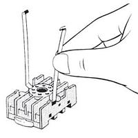 Omron Automation and Safety Y92H-2 ຄລິບກັບຢືດ SOCKT HOLD DOWN CLIP