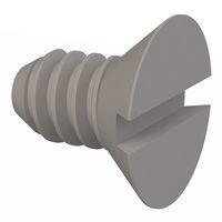 Essentra Components 020440A018PC ສະກຣູຫຼັກຊອກຊະນີດມີລູກສອງ 82 Slotted CSK Screw, #4-40 Thread, 3/16 Lg