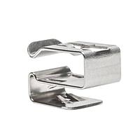 HellermannTyton 151-01699 ຂອງຢືດຂອງຂອງຢືດ LOW PROFILE METAL EDGE CLIP