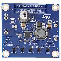 STMicroelectronics STEVAL-ILL089V1 ບອດປະເມີນ 1 ບອດເຄື່ອງຂັບໄຟ LED ປະເພດ buck ອີງຕາມ ALED6000