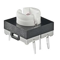 NKK Switches JB15HLPC ສະຫນັບສະຫນູນສະຫນັບສະຫນູນ OFF-(ON) HI OPR FRCE RED LED