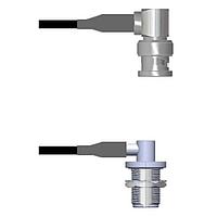 Amphenol Custom Cable Q-0E01S0008120i ສາຍສັນຍານ RF BNC-RP/N-RJB RG58 120I