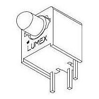 Lumex SSF-LXH409SISUGW ຕົວບອກກະບອດວິດຕະພາບ LED ແດງ/ຂຽວ R/A PCB