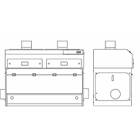 Air Science P5-48-XTS (RX) -G Hood Fume ແບບບໍ່ມີທໍ່ (48")