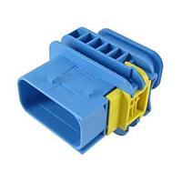 AMP Connectors - TE Connectivity 4-1564414-1 ກອງປົກຄຸມ 12POS, TAB 1.6X0.6, TAB HSG, ASSY