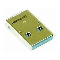 Amphenol Commercial Products GSB416445CHR ຂໍ້ມູນ Micro USB Type AB Connectors USB3.1 A PLG SMT 2ugold+30u