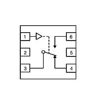 Vishay Siliconix DG4157EDN-T1-GE4 ເມືອງຫຼາຍ SPDT 2:1 Mutiplxr 1.65-5.5V; 0.7ohm