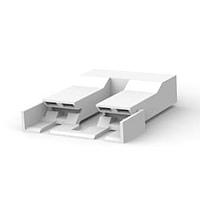 AMP Connectors - TE Connectivity 521253-1 ຮາວຊິ້ງ HSG RCPT P-L III.250 2 POS