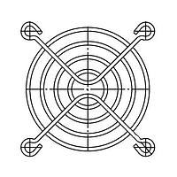 Sunon FG-6 ກະຕ່າງປ້ອງກັນພັນລີງພັນລີງພັນລີງ, 60mm, ເຫລັກ