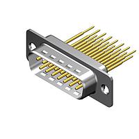 Molex / FCT 173109-0870 ຕົວເຊື່ອມ D-Sub - ຄວາມໜາ້ຄົງມາດຕະຖານ FCT DSUB STR PC PLG 9 PN