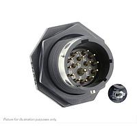 Eaton Souriau-Sunbank UTGX714D15PZ32 ຮັບສະຕິເຄື່ອງ Jam nut receptacle ແລະກຣິບຢືນຢັນ, ບໍ່ມີຫົວຫັວຫົວ, ມີ 15 ຕິດຕໍ່ PCB ຜູ້ຊາຍ, IP68/69K ໃນສະພາບບໍ່ໄດ້ຕໍ່ກັນ, ການກຳນົດລະຫັດ Z