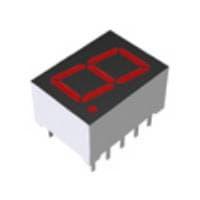ROHM Semiconductor LA-401VN ຈຸດສະແດງຕົວເລກ LED #1 DIGIT DISP .4" CC ແດງ
