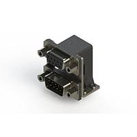 EDAC 664-009-364-056 ຕູ້ສະຫນອງ Dual Port D-Sub ມຸມຂວາ ຕູ້ສະຫນອງ Dual Port D-Sub