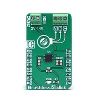 Mikroe MIKROE-3019 ມອເຕີ/ຄອນໂຕລເລີເຣີການເຄື່ອນໄຫວ ແລະ ຄວບຄຸມການເຄື່ອນໄຫວ Brushless 4 click