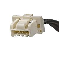 Molex 15135-0403 ການປະກອບສາຍສະເລັຍສະເລັຍ Discrete Wire Cable Assemblies Clickmate 4CKT CBL ASSY SR 300MM BEIGE