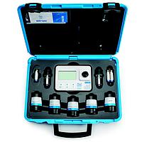 HANNA HI971044C Pool Line Free &amp; Total Chlorine, Cyanuric Acid, ແລະ pH Portable Photometer Kit (CAL Check)