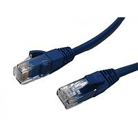 Amphenol Commercial Products RJE1Y36915162401 ເຄື່ອງສາຍ Ethernet / ເຄື່ອງສາຍເຄືອຂ່າຍ RJ-RJ Ethernet Cable assembly, CAT6A, ຮອງ, ສີຟ້າ, Overmoulded, Unshielded, ຄວາມຍາວ = 3 ຟຸດ