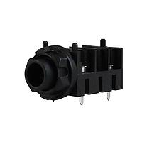 Io Audio Technologies IO-TJ4HH ປະກອບໂທລະສັບ 1/4" ຈໍາກັດ, ສະຫນັບສະຫນູນ, ຈົດດຽວກາງ, ບົດສະຫຼຸບ PCB ແບບຮອງຮັບ, 4 ຂາ, ຊີຣີສ Tiny Jack