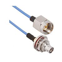 Amphenol SV Microwave 7032-9468 ການປະກອບສາຍ RF FLCA SMPM-QBSMA SP-SP 06.00