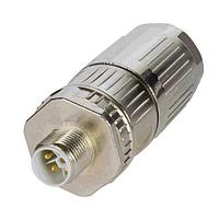 HARTING 21129991510 ຕົວເຊື່ອມ M12-CC-SCR-PUSH-IN-5P-LCOD-M-STR