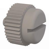 Essentra Components 090440009TEG ກຸມນິ້ວສະແລດ Thumb Screw Slotted, ກຸມນິ້ວ #4-40 Thread, 3/32 Lg