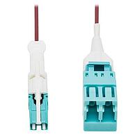 Tripp Lite N822L-001-MF ການປະກອບສາຍເສັ້ນແສງ Fiber Optic Cable Assemblies 1FT CSMALE LCFEMALE MFFBRADPT