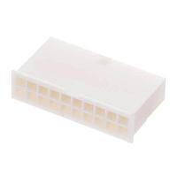 AMP Connectors - TE Connectivity 2-1969612-0 ກອງປະກອບປລັກ 20P FH 2ROW NAT V0 PLUG HOUSING