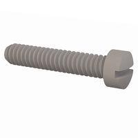 Essentra Components 010348F050 ສກຣູດເຄື່ອງຈັກ Fillister Slotted Screw, #3-48 Thread, 1/2 Lg