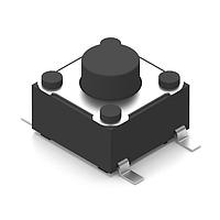 Wurth Elektronik 430182050816 ສະຫນັບສະຫນູນສະຫນັບສະຫນູນ Tact Switch SMT 5.0mm Blk Act.